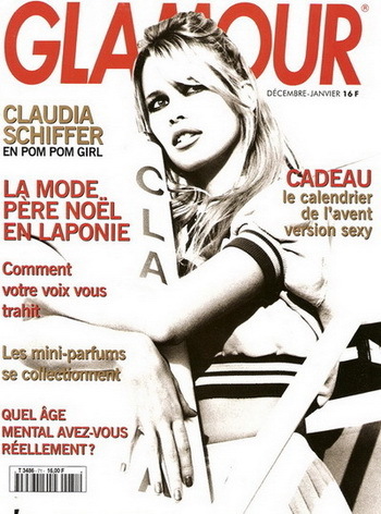 Ретроспектива: Клаудия Шиффер во французском Glamour
