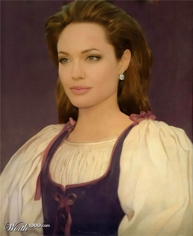 Анджелина Джоли в искусстве