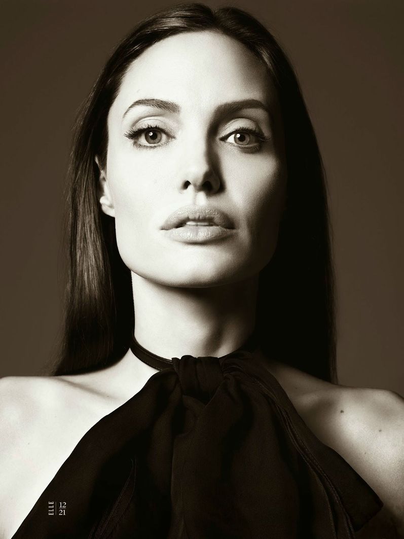 Анджелина Джоли в фотосессии Эди Слимана для журнала ELLE US, июнь 2014