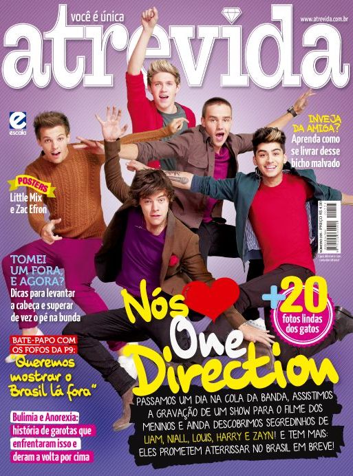 "One Direction" на обложках журналов