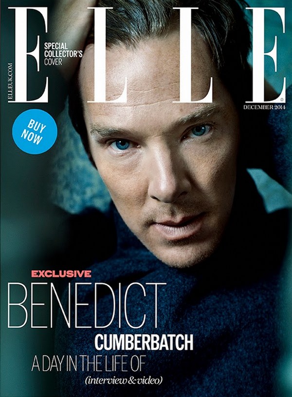 Бенедикт Камбербэтч для Elle UK, декабрь 2014