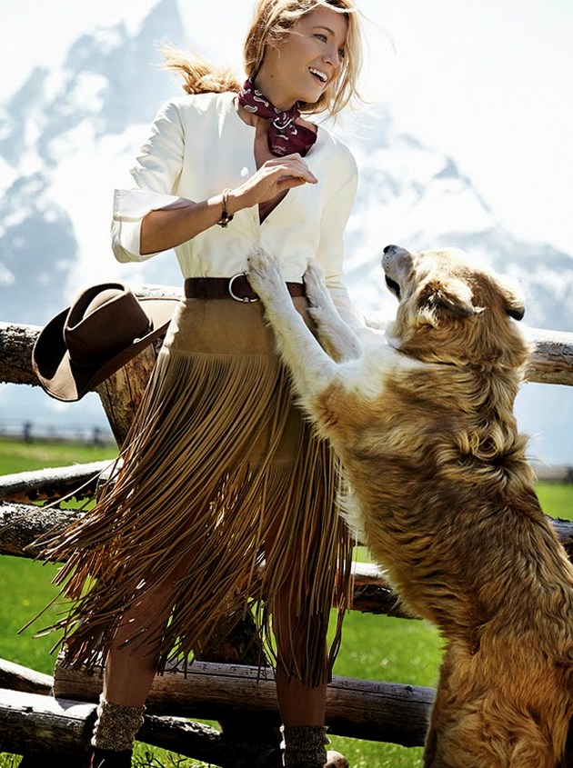 Блейк Лайвли для Vogue US, август 2014