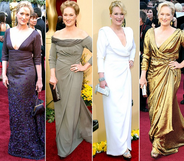 Эволюция нарядов звезд на церемониях вручения премии Оскар