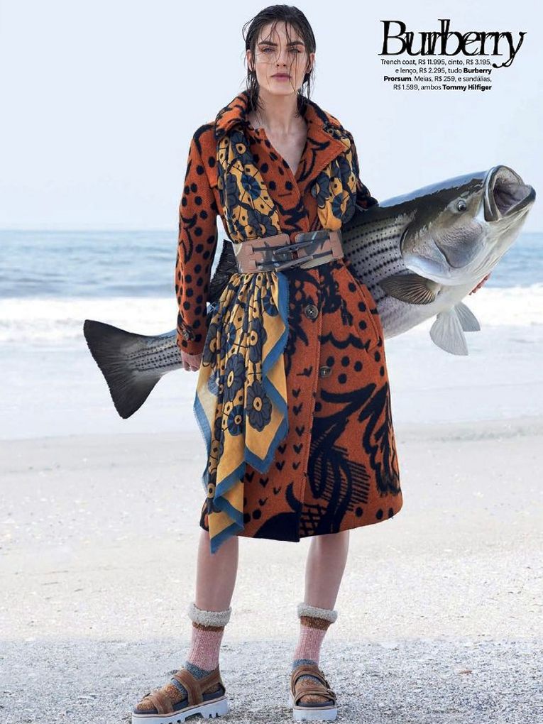 Хилари Рода для Vogue Brazil, август 2014