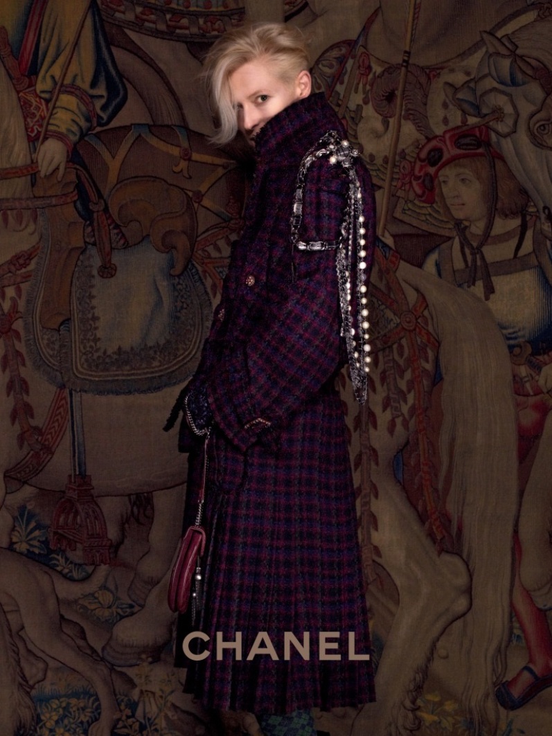 Тильда Суинтон в рекламной кампании CHANEL PARIS-EDINBURGH 2013 