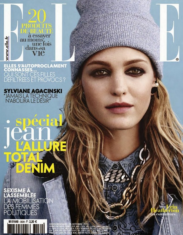 Эрин Хитертон для Elle France, октябрь 2013