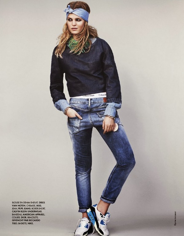 Эрин Хитертон для Elle France, октябрь 2013