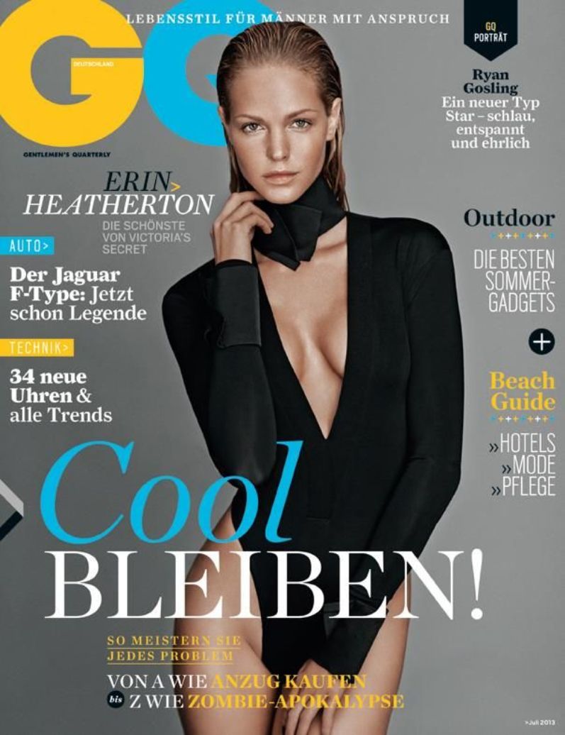 Эрин Хитертон для журнала GQ Germany, июль 2013 