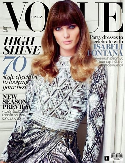 Изабели Фонтана для Vogue Thailand, декабрь 2013