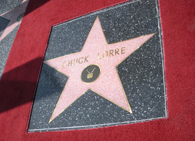 Звезда Чака Лорри на голливудской  «Аллее славы»