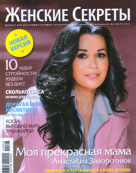 Анастасия Заворотнюк на обложках журналов