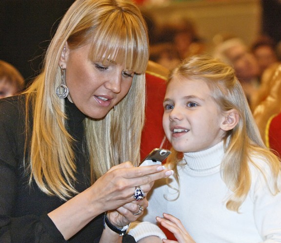 Юлия Бордовских с дочерью Машей