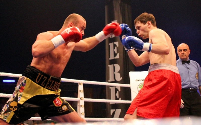 Вячеслав Узелков на ринге