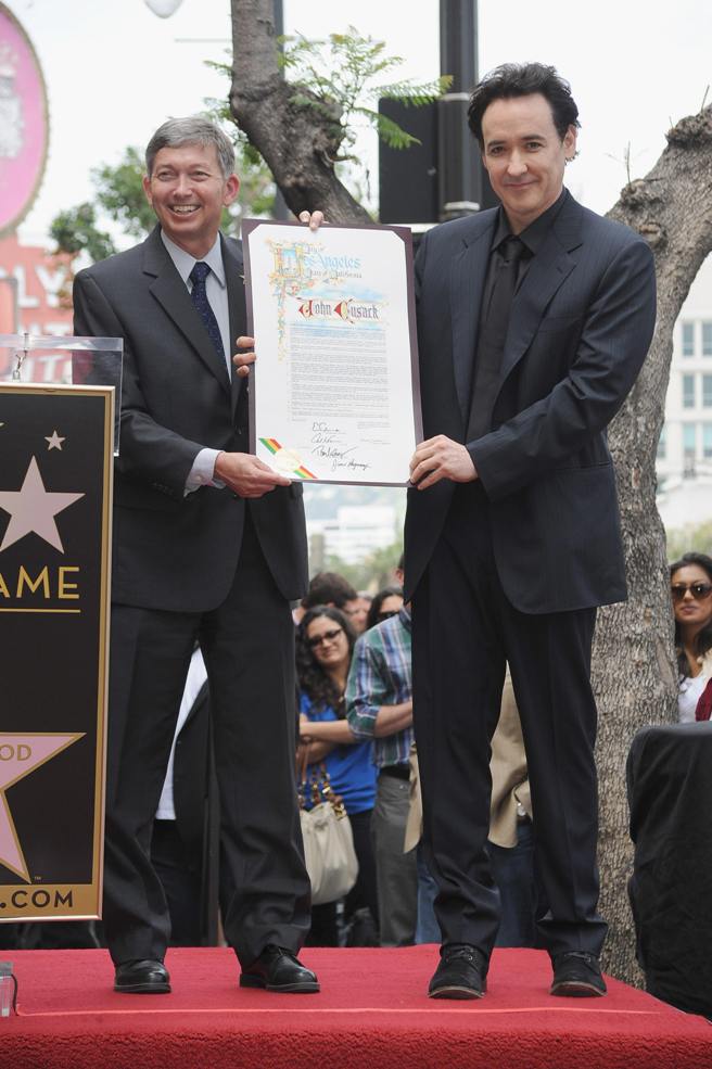 Звезда Джона Кьюсака на Голливудской Аллее славы
