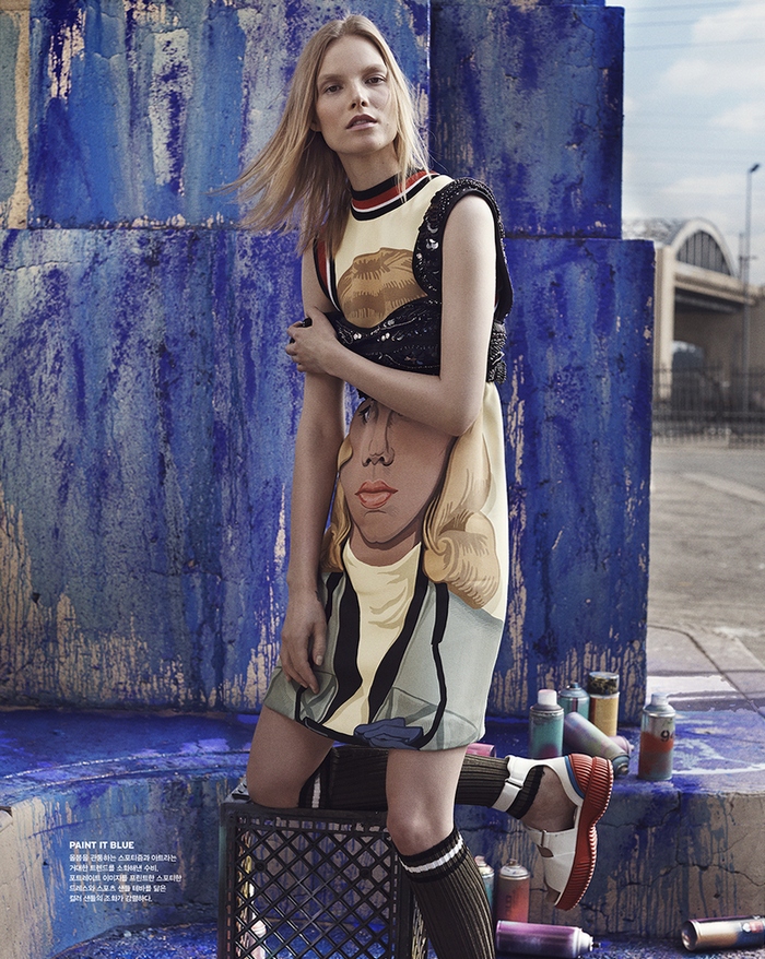 Суви Копонен для Vogue Korea, апрель 2014