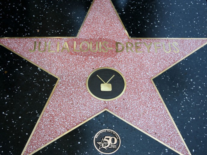 Звезда Джулии Луис-Дрейфус на Голливудской Аллее славы