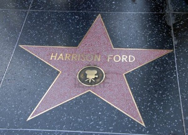 Звезда Харрисона Форда на Аллее славы в Голливуде