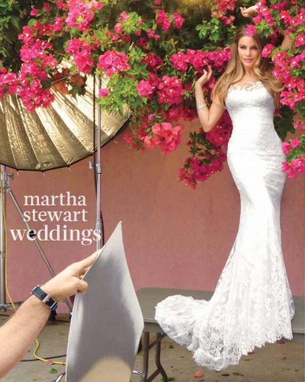 София Вергара для Martha Stewart Weddings, осень 2015