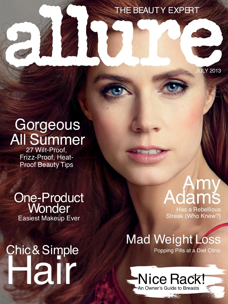 Эми Адамс в июльском номере ALLURE Magazine