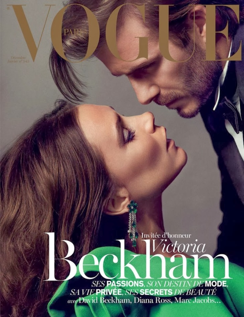 Виктория и Дэвид Бекхэм для Vogue Paris, январь 2014
