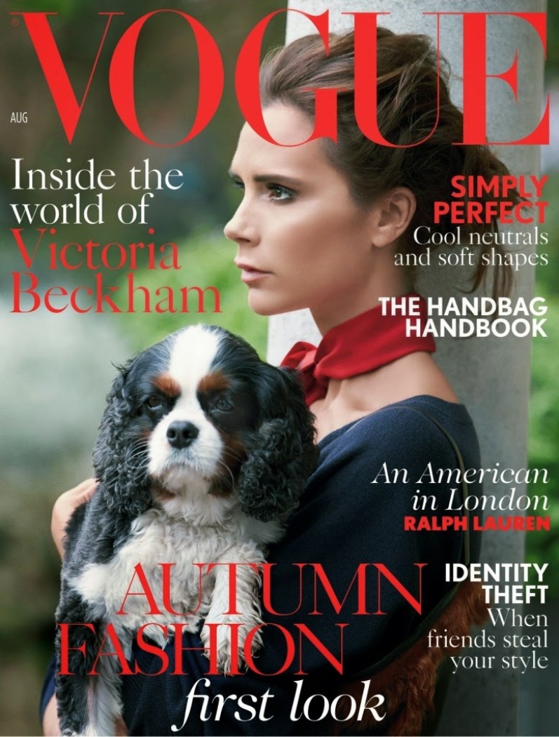 Виктория Бекхэм в фотосессии для журнала Vogue UK, август 2014