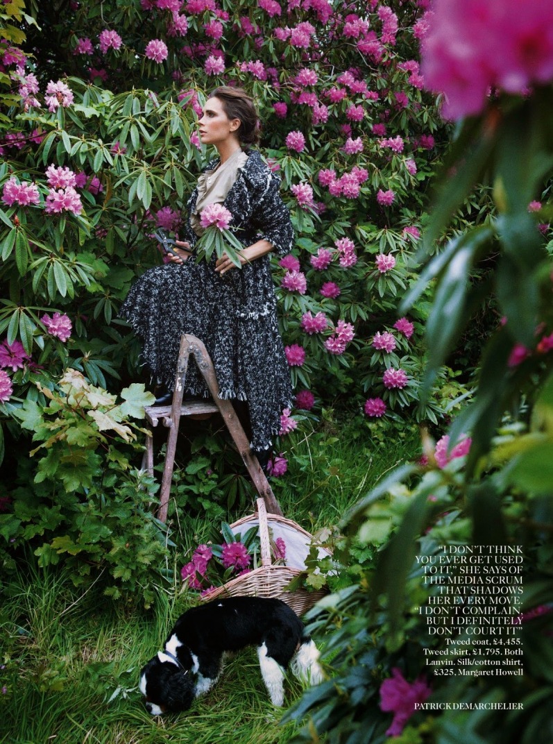 Виктория Бекхэм в фотосессии для журнала Vogue UK, август 2014