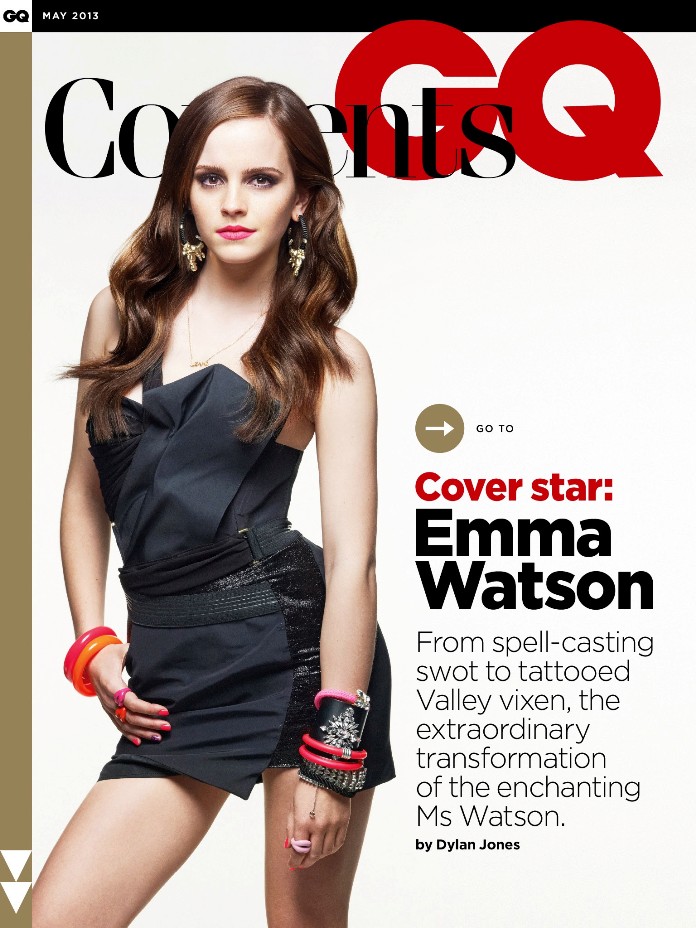 Эмма Уотсон для журнала GQ UK Май 2013