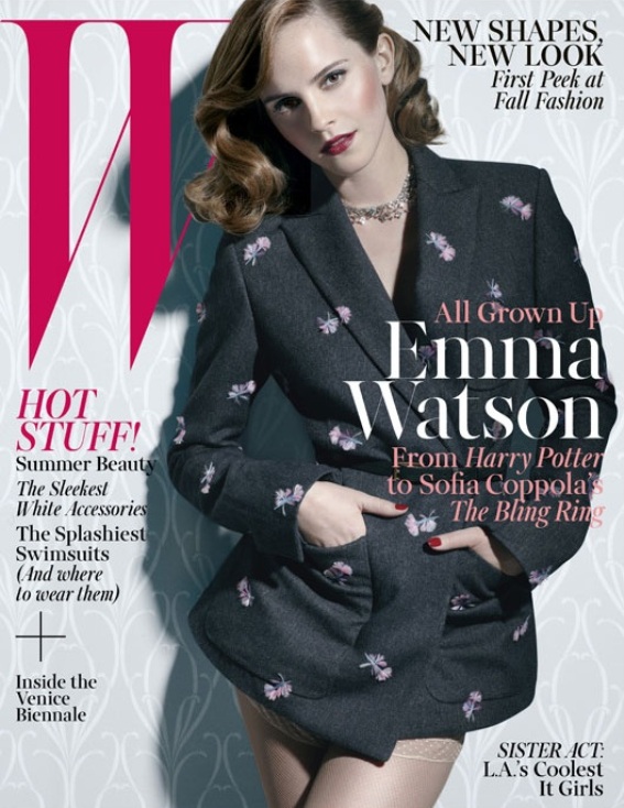 Эмма Уотсон для летнего W Magazine (Июнь\Июль 2013)