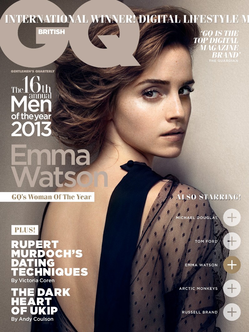 Эмма Уотсон для журнала GQ UK, октябрь 2013 