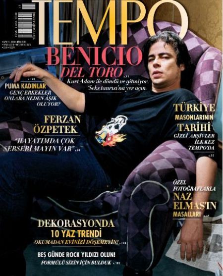 Бенисио Дель Торо на обложках журналов