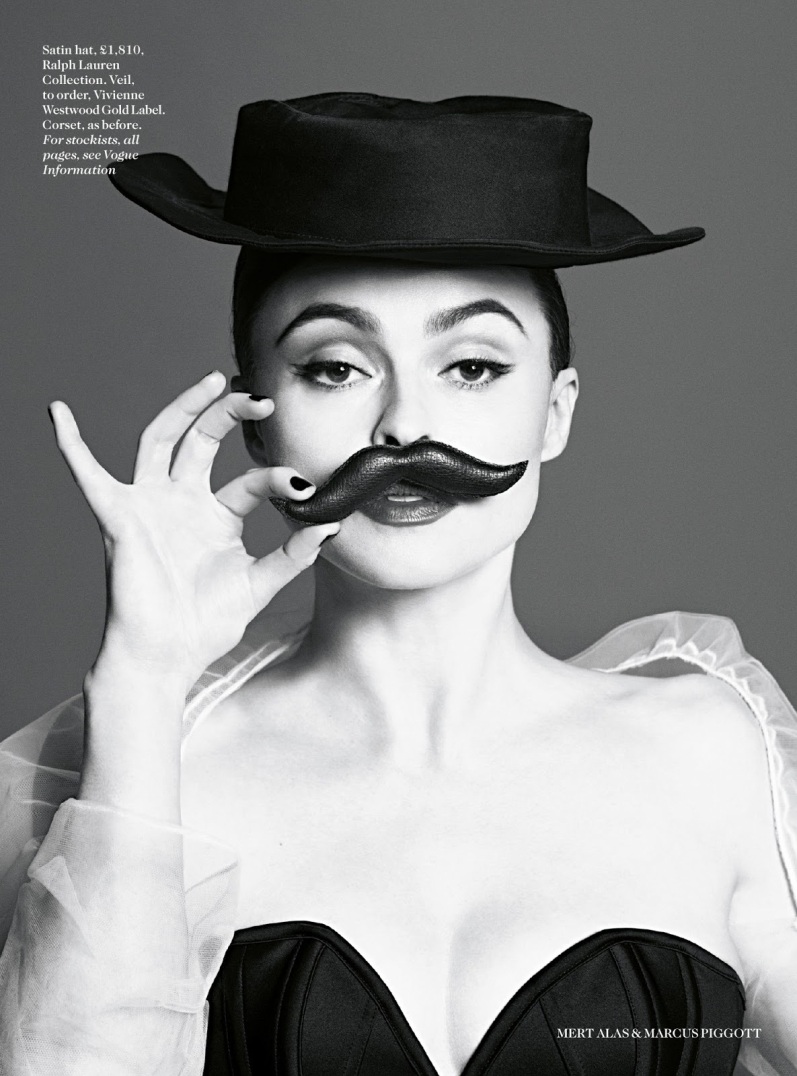 Хелена Бонэм Картер для июньского Vogue UK