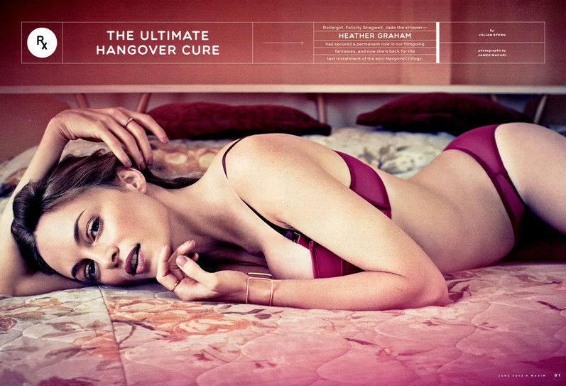 Хизер Грэм для июньского Maxim USA (2013)