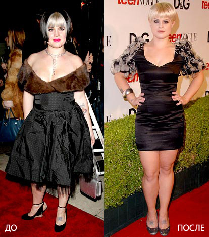 Келли Осборн: до и после похудения