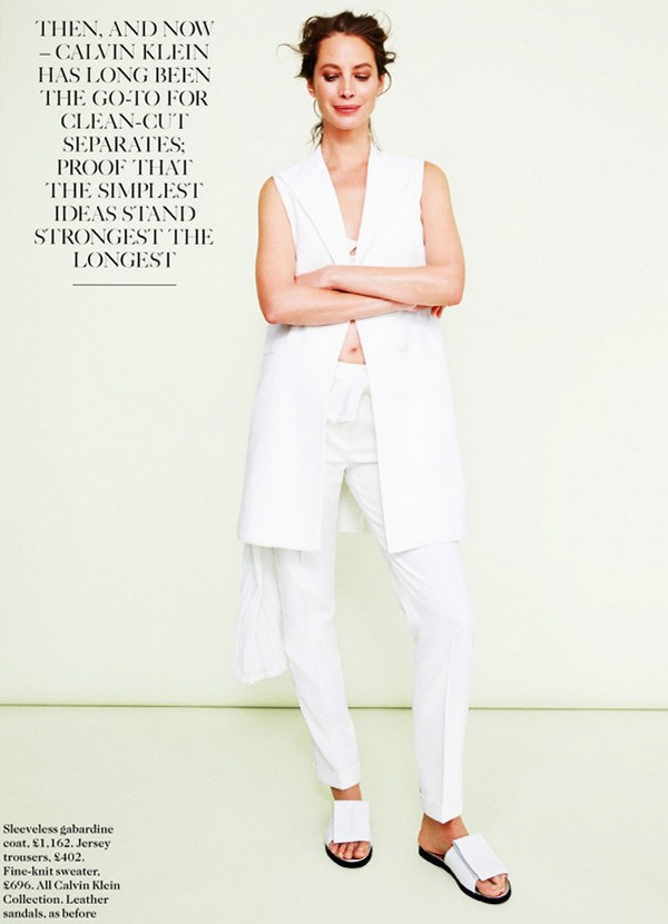 Кристи Тарлингтон для Vogue UK, апрель 2014