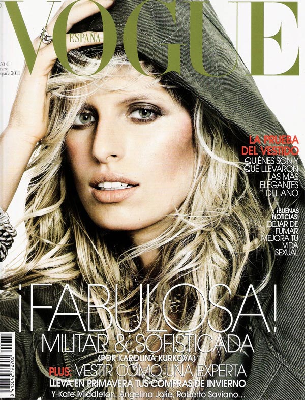 Каролина Куркова в испанском Vogue 