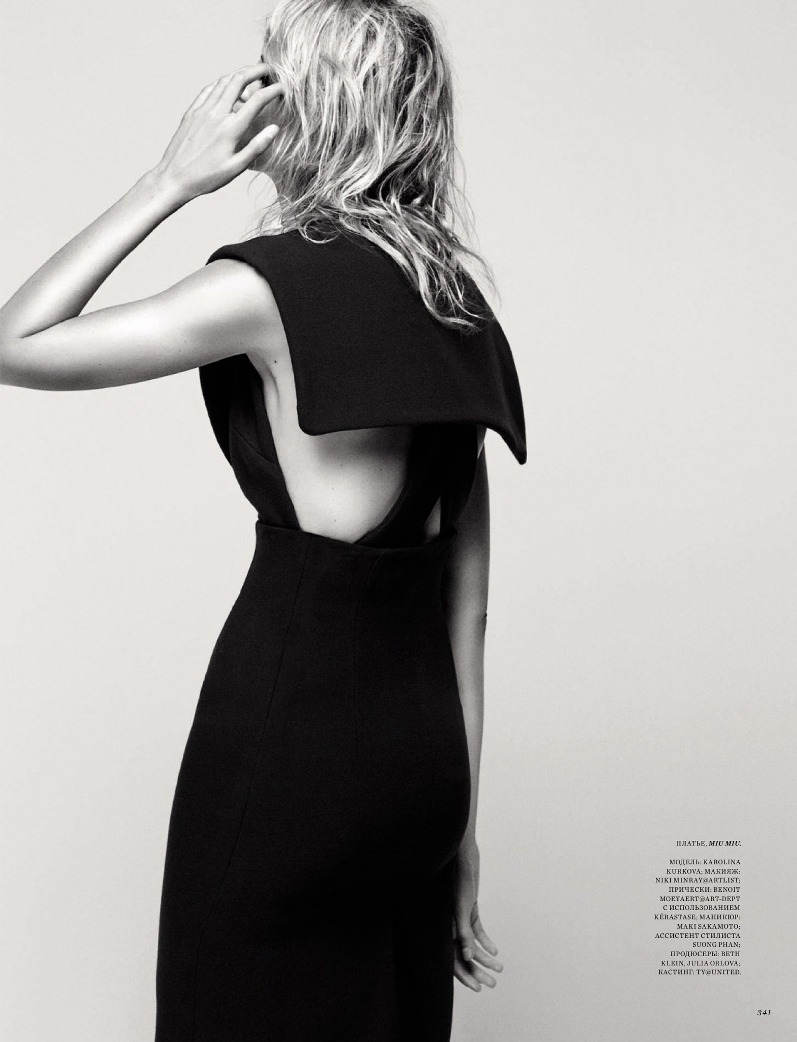 Каролина Куркова для журнала Harper’s Bazaar RU, сентябрь 2013