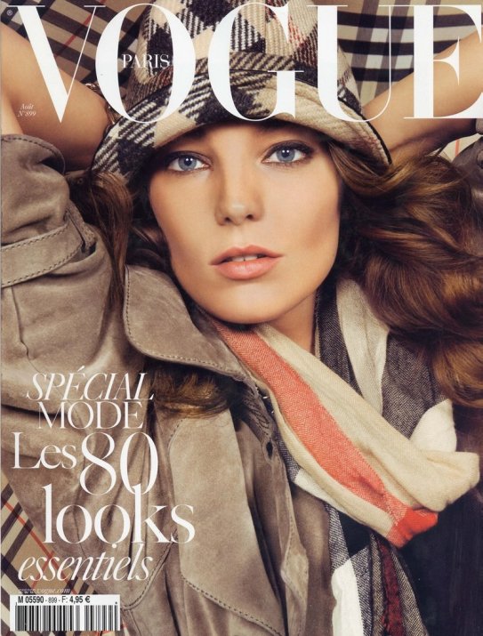 Дарья Вербова на обложках журналов Vogue