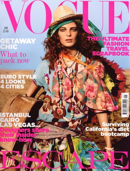 Дарья Вербова на обложках журналов Vogue