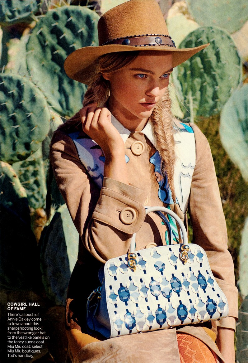 Саша Пивоварова для Vogue USA, февраль 2014