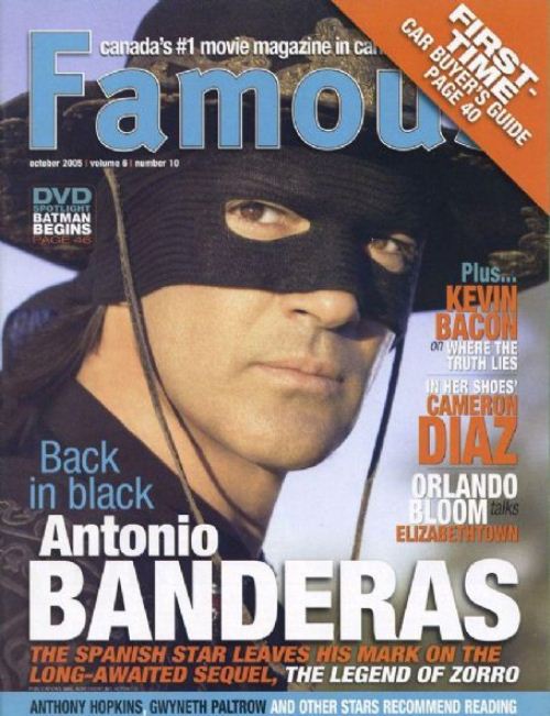 Антонио Бандерас на обложках журналов