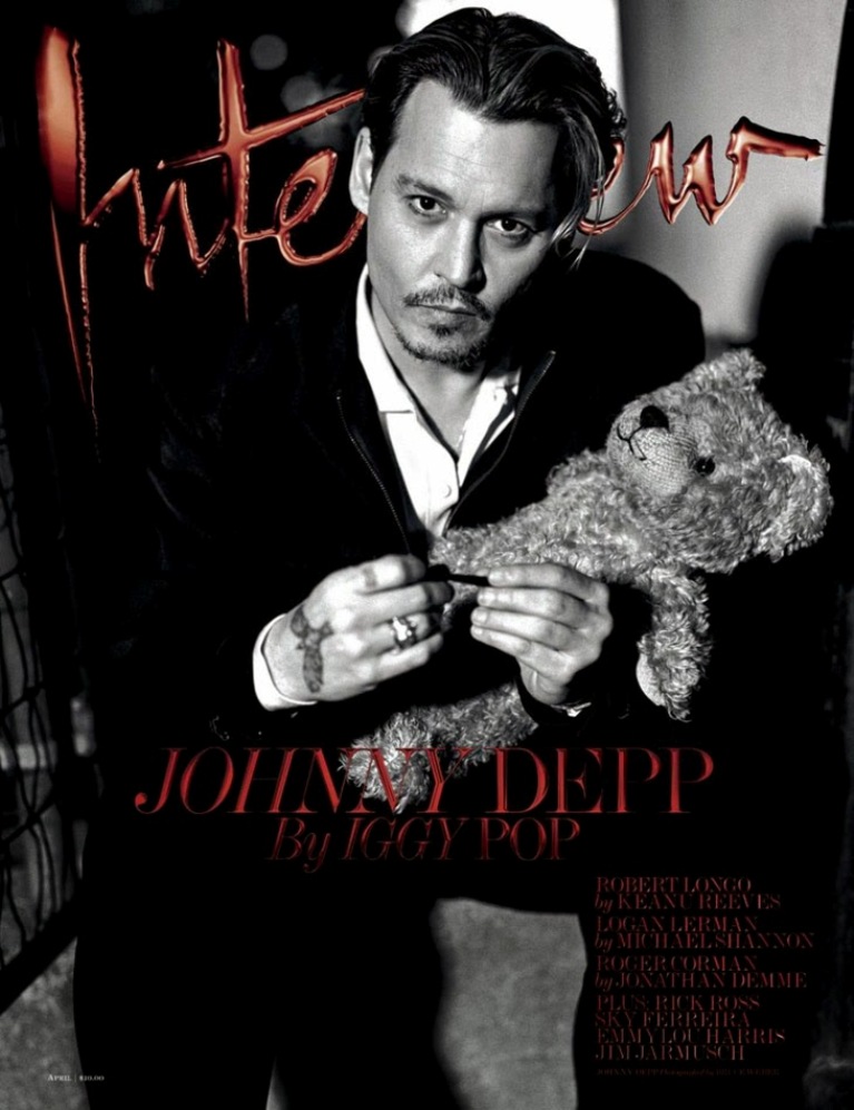 Джонни Депп для Interview Magazine, апрель 2014