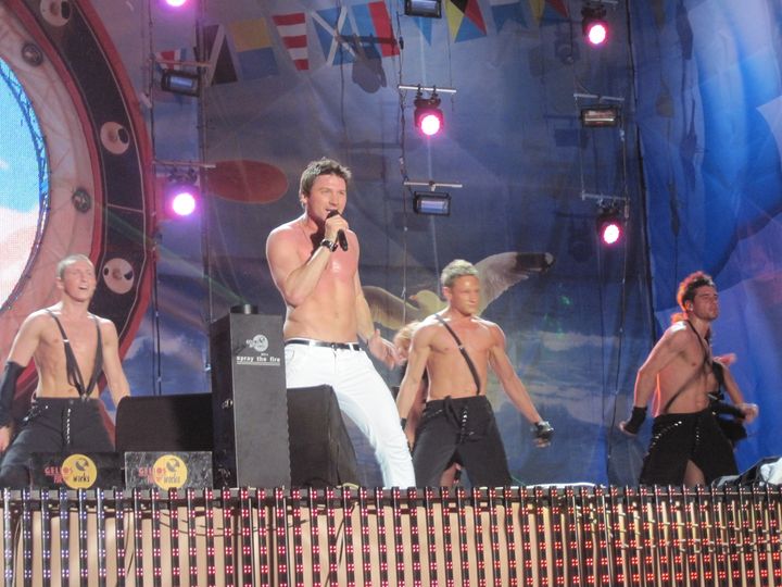 Сергей Лазарев на сцене