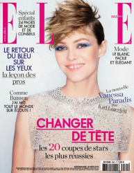 Ванесса Паради в фотосессии Карла Лагерфельда для Elle France 2014