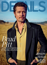 Брэд Питт в фотосессии для журнала Details, ноябрь 2014