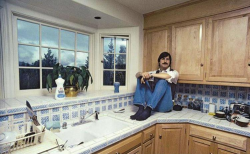 Стив Джобс в своем доме в Лос-Альтос, 1979 год
