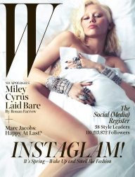 Майли Сайрус для W Magazine, март 2014