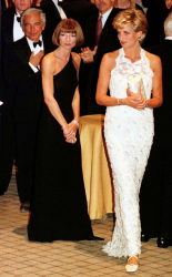 Анна Винтур и принцесса Диана на благотворительном вечере Центра исследования рака молочной железы, 1996 год