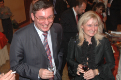 Юрий Луценко с женой