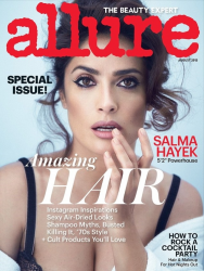 Сальма Хайек в фотосессии Патрика Демаршелье для журнала Allure, август 2015