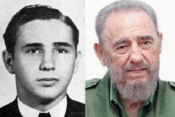 Фидель Кастро в молодости
